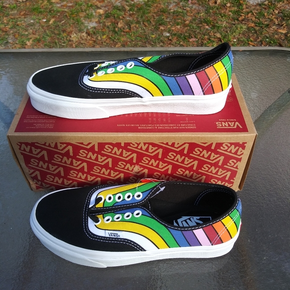 Vans Shoes - NWT Vans Refract Rainbow Sneaker Skate Shoe